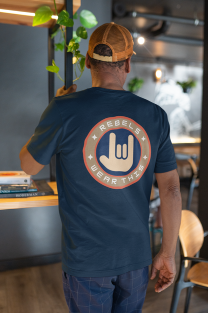Men's Tee Rebels Wear This (Back Print)