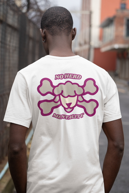 Men's Tee No Herd mentality (Back Print)