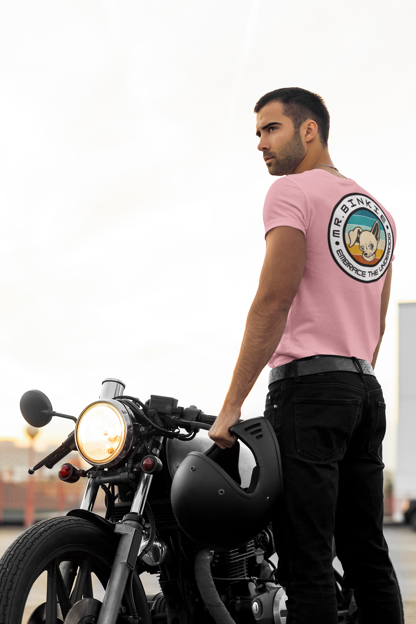 Men's Tee Mr. Binkie Embrace the Underdog (Back Print)