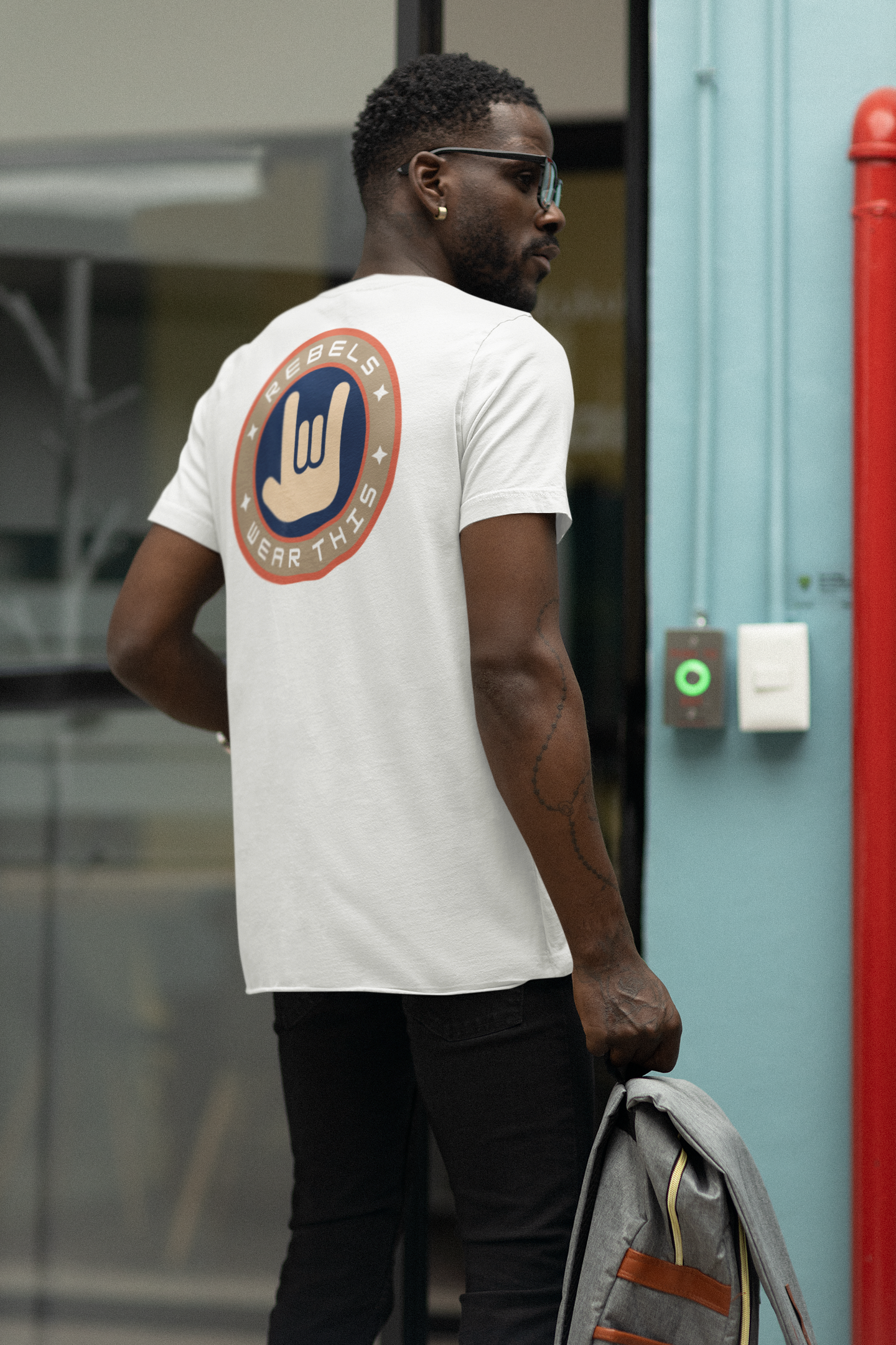 Men's Tee Rebels Wear This (Back Print)