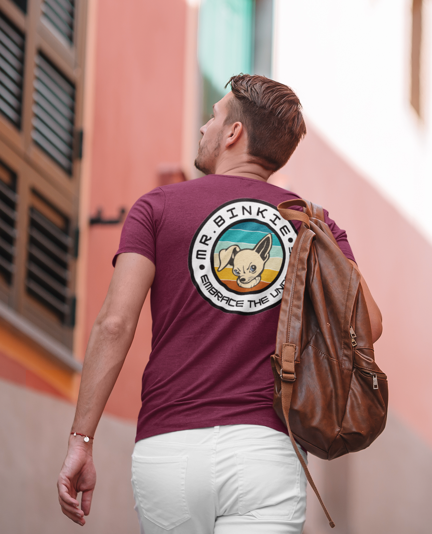 Men's Tee Mr. Binkie Embrace the Underdog (Back Print)