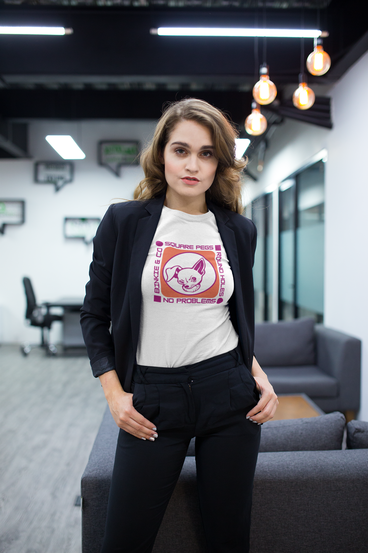 Women's Tee Square Pegs Round Holes