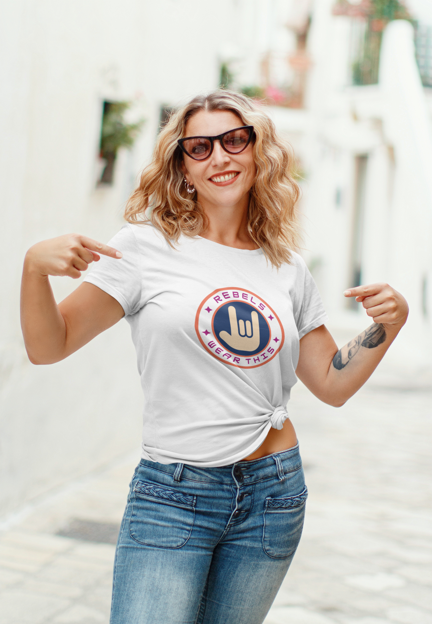 Women's Tee Rebels Wear This