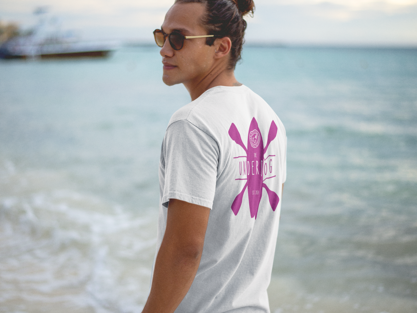 Men's Tee The Underdog Paddle Board (Back Print)