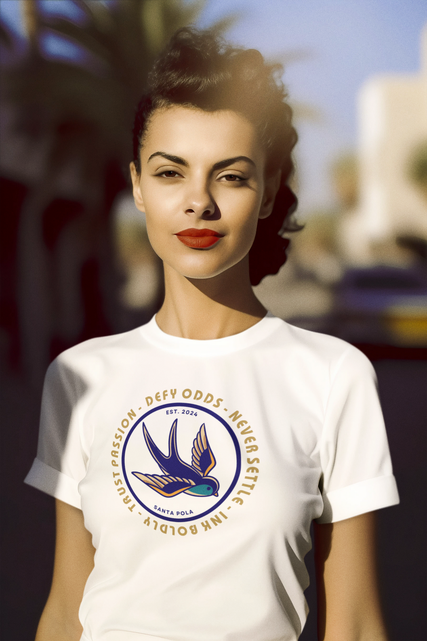 Women's Tee Defy Odds Never Settle
