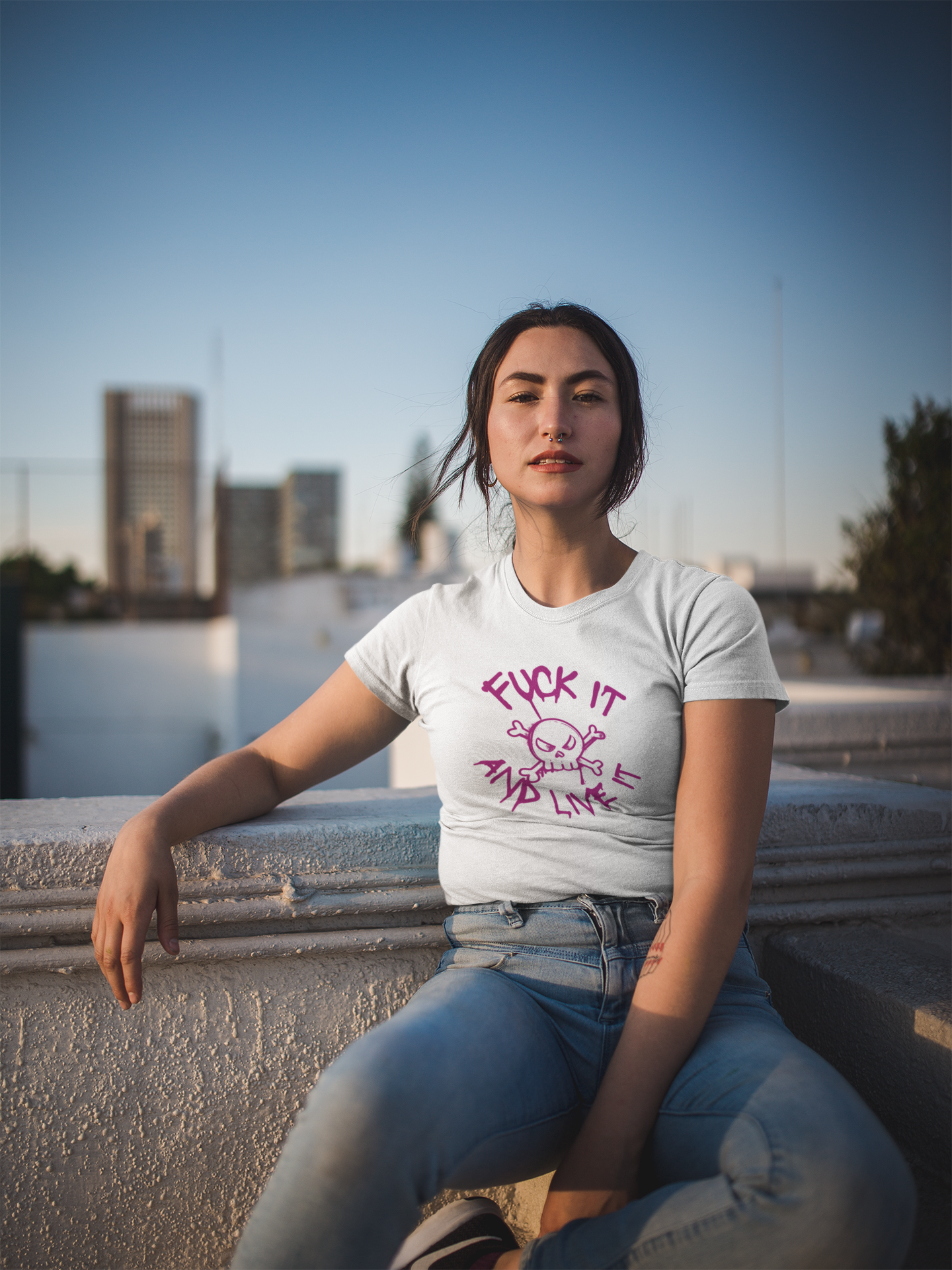 Women's Tee Fuck It And Live It